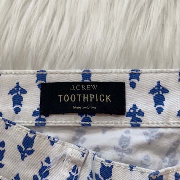 J. Crew Cropped Matchstick Jean in Thistle Print - Picture 5 of 7